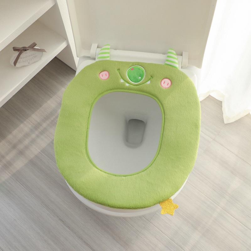 便座カバー レディース トイレタリー カートゥーン ユニコーン ふわふわ ぬいぐるみ あったか 暖房便座..