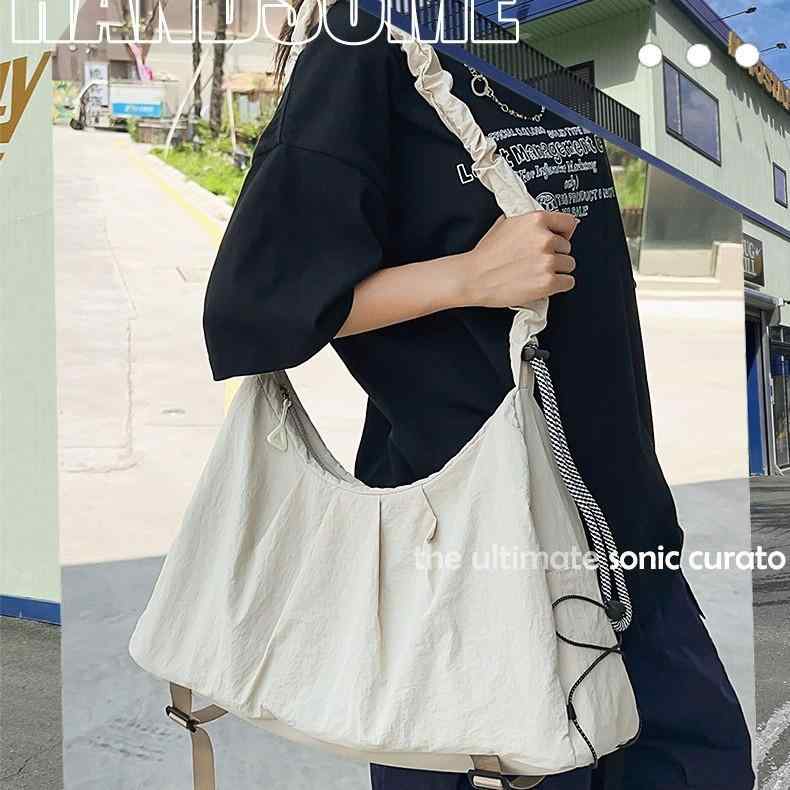 バッグ 斜めがけ 男女兼用 オックスフォード 2way 大容量 ヨガマット収納 スポーツジム 旅行 普段使い ..