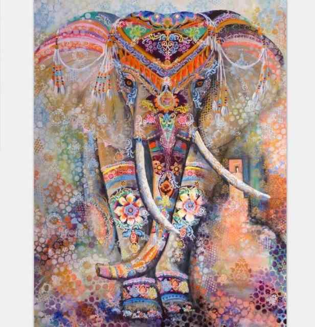 タペストリー マンダラ柄 ポリエステル 壁掛け インド ゾウ 蓮 ヨガマット ホームデコレーション カー..