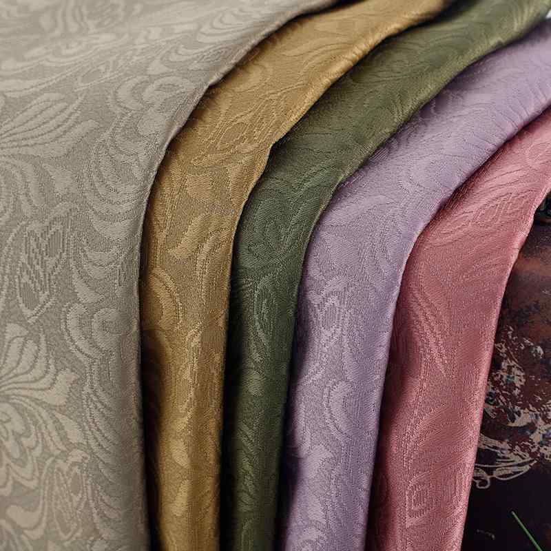 生地・布地 チャイナドレス 漢服 バッグ シューズ 立体 浮き彫り ちょうちょ 蝶 花柄 ジャガード織 レ..