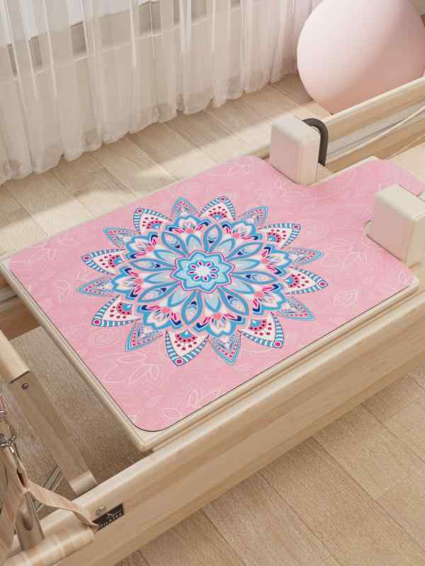 ヨガマット レディース 接触冷感 スエード調 トレーニングマット 滑り止め 大判 ジム ピラティス エク..