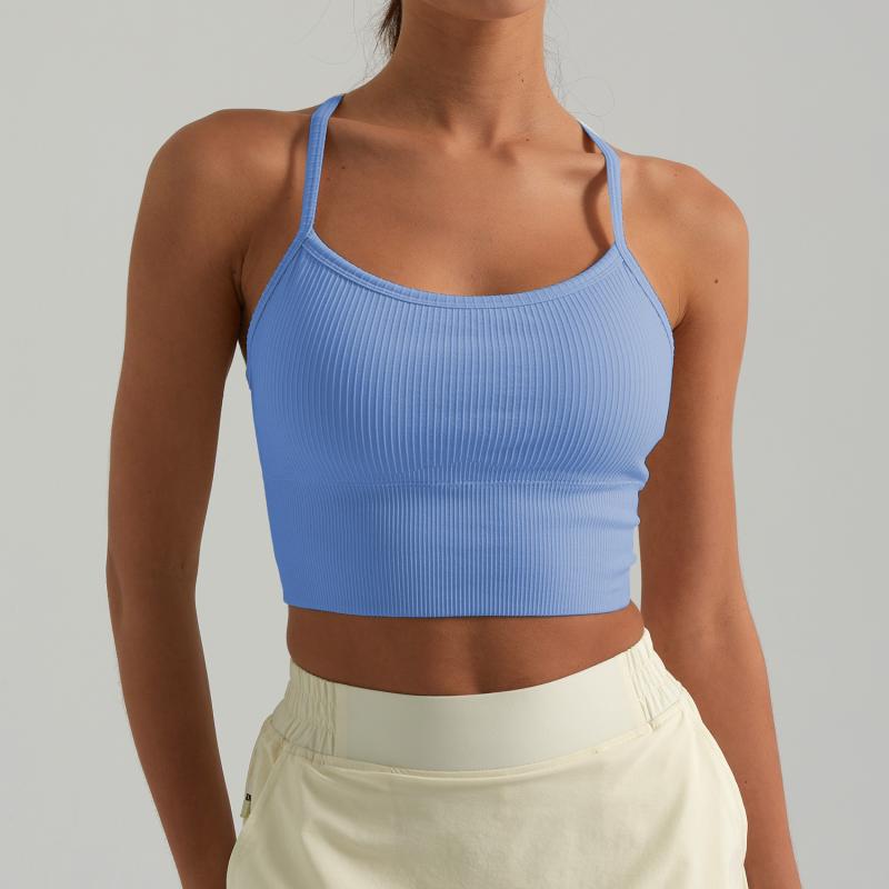 ヨガウェア レディース スポーツブラ カップ付き タンクトップ 速乾 伸縮性 ノンワイヤー トレーニング フィットネス ランニング ピラティス ジム 運動用インナー