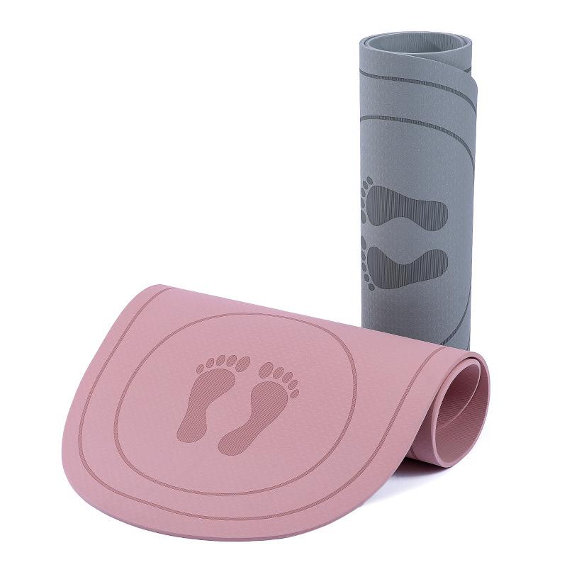 ヨガマット レディース 縄跳びマット 防音 衝撃吸収 滑り止め 無味 ホームジム フィットネス 初心者 ダンス ランニング スポーツ ピンク系 グレー 厚手
