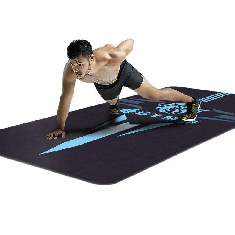 ヨガマット メンズ 男性用 エクササイズマット トレーニングマット 厚手 幅広 滑り止め スポーツ 運動 ..