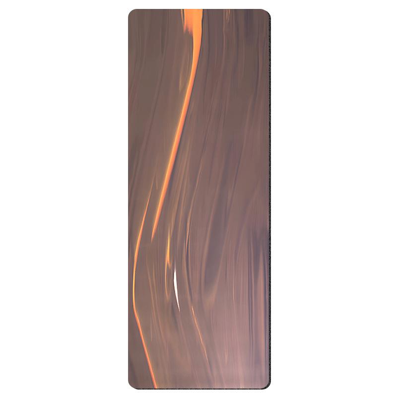 ヨガマット レディース メンズ 厚手 8mm スエード 滑り止め 衝撃吸収 ゴム 無地 無臭 トレーニング エ..