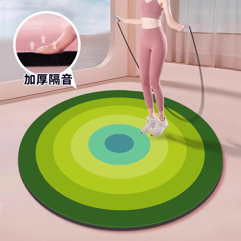 ヨガマット レディース エクササイズマット 防音 衝撃吸収 滑り止め トレーニングマット 室内 運動 心..