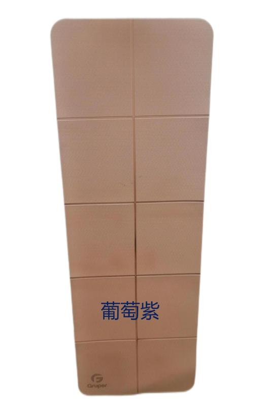 ヨガマット レディース TPE 折りたたみ 防滑 ワイド エクササイズマット ストレッチマット 昼寝 休憩 ..