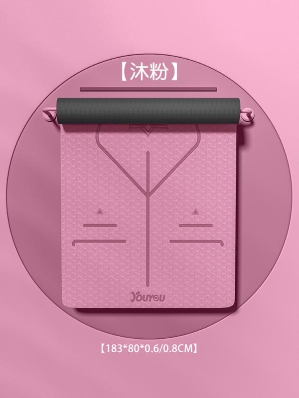 ヨガマット レディース TPE エクササイズマット ピラティスマット ストレッチマット トレーニングマッ..