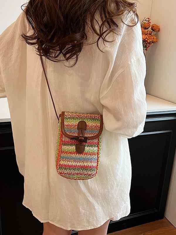 かごバッグ レディース ショルダーバッグ 斜めがけ ビーチバッグ ストローバッグ 手編み スマホポーチ ..