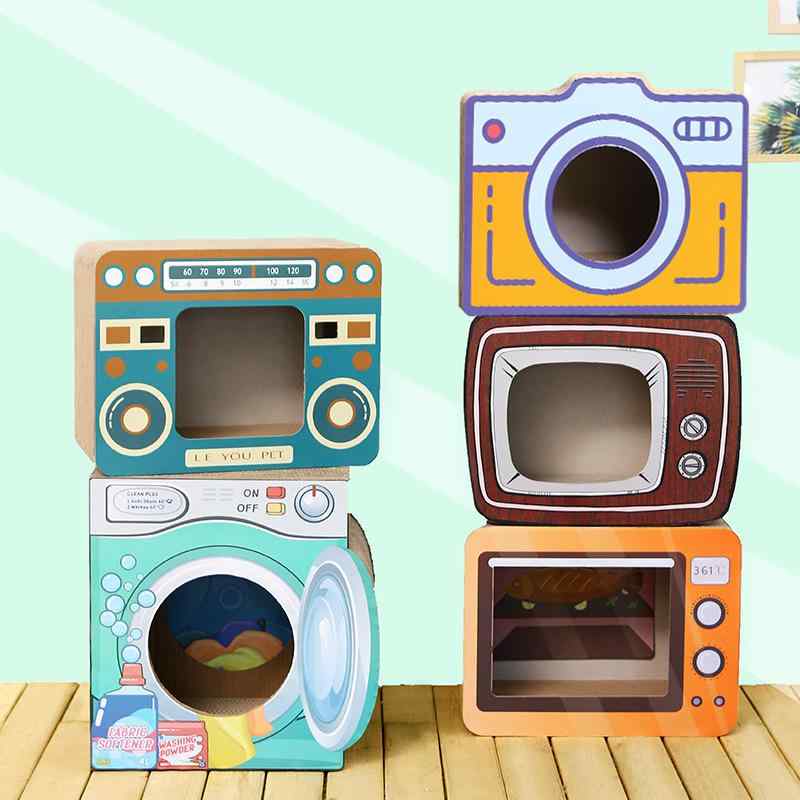 猫 爪とぎ 猫ハウス 四季 猫 爪とぎボード 段ボール 耐摩耗性 猫 おもちゃ 縦型 猫 ベッド 室内 猫用