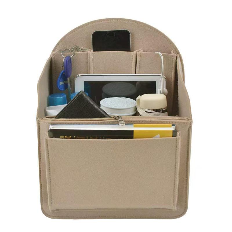 リュック レディース メンズ インナーバッグ 整理整頓 軽量 丈夫 大容量 フェルト 縦型 旅行 トラベル ..