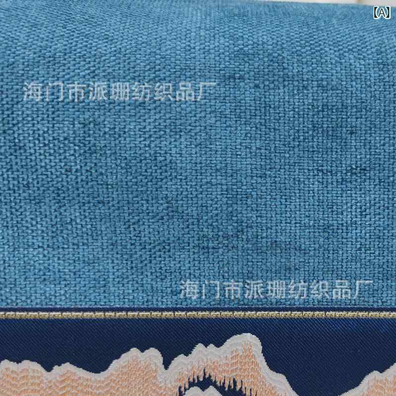 ソファパッド 無地 亜麻 リネン ソファカバー 椅子パッド チェアパッド 滑り止め ずれ防止 ブルー 青 グリーン 緑 グレー グレー ベージュ 肌色 オレンジ シンプル モダン(3)