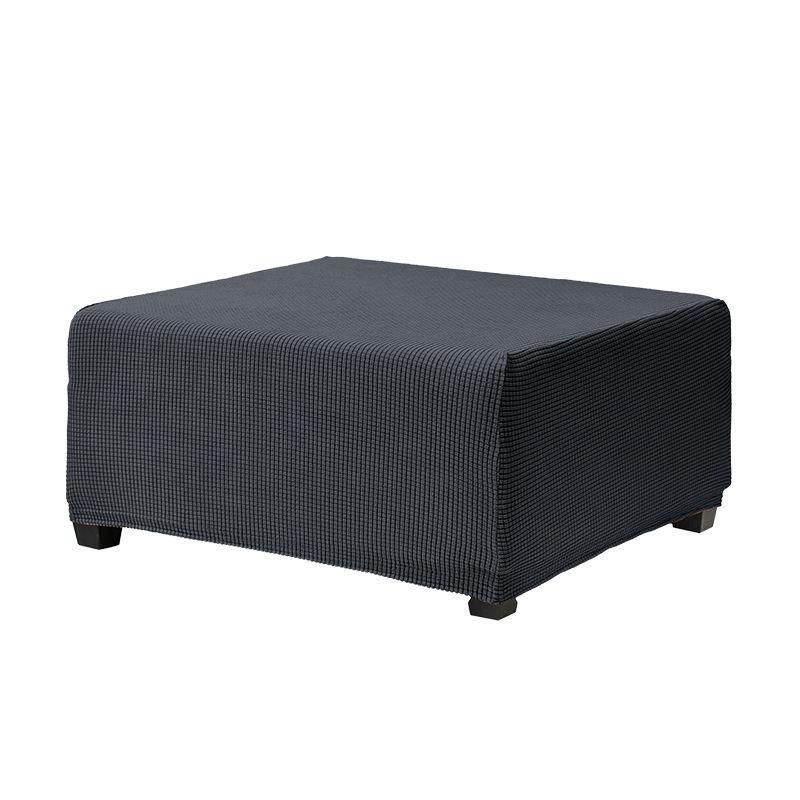 ソファカバー ストレッチ 伸縮性 無地 長方形 スツールカバー チェアカバー ネイビー ブラック グレー ゴールド ブルー カーキ グリーン チョコレート