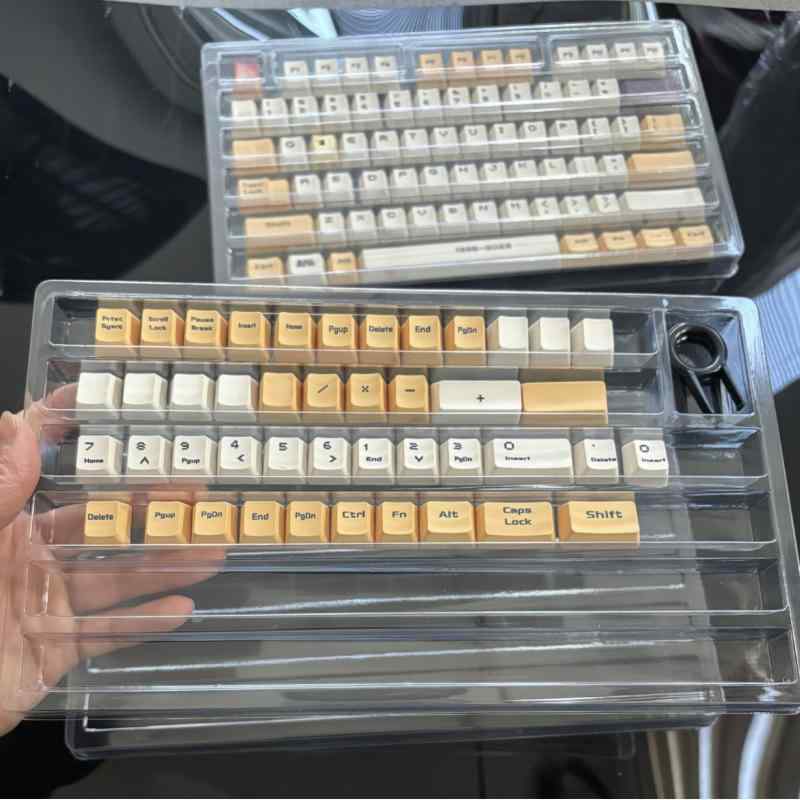 キーキャップ PET製 収納ケース ディスプレイケース 防塵 積み重ね可能 カスタム メカニカルキーボード パーツ2