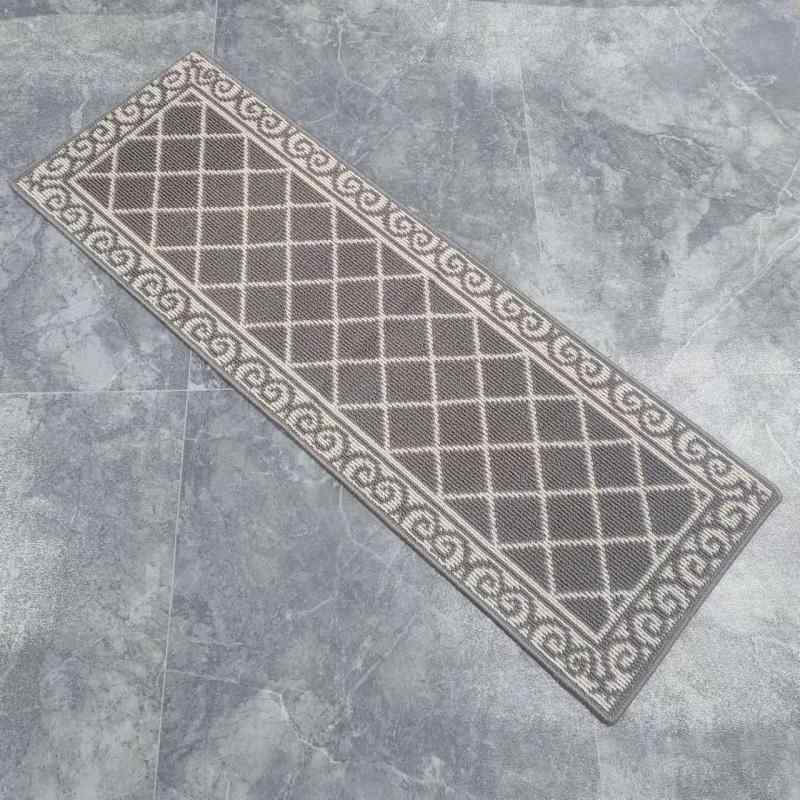 キッチンマット 床暖房対応 50cm×80cm 50cm×150cm 60cm×90cm 80cm×120cm 50cm×120cm 幾何学模様 格子柄 吸油 防滑 玄関マット ベッドサイド