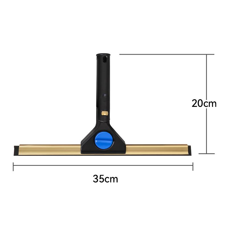 窓拭きワイパー アルミ合金製 伸縮式 窓 ガラス掃除ワイパー 回転式 高所 窓拭き 窓掃除 結露取り 水切..
