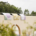 ペット用品 猫砂マット ドアマット 玄関マット 猫トイレマット PP素材 糸くず 砂取りマット 40×60cm ゆり チューリップ 花柄 かわいい