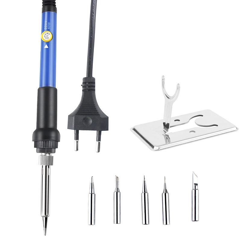 工具 DIY用具 電子工作 はんだごて セット 60W 温度調整可能 小型 軽量 修理 溶接 焼き絵