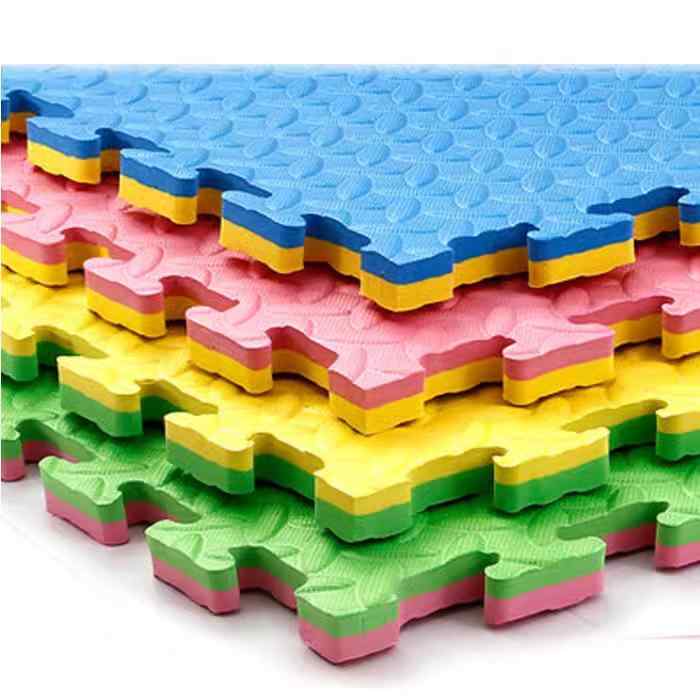 ベビー キッズ プレイマット 厚手 衝撃吸収 フロアマット ジョイントマット パズルマット 赤ちゃん 子供部屋 室内 運動 ヨガ ダンス(x2)