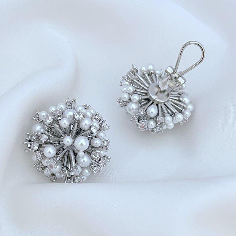 ピアス レディース 通勤 満天星 s925シルバー 豪華 電気メッキ加工 イヤリング 金属 アレルギー対応 ア..