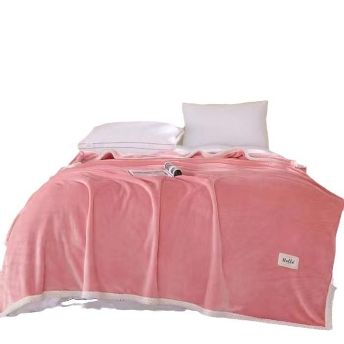 毛布 ブランケット ひざ掛け ポリエステル 無地 蛍光ピンク レトログレー ワインレッド ブルー ローズ..