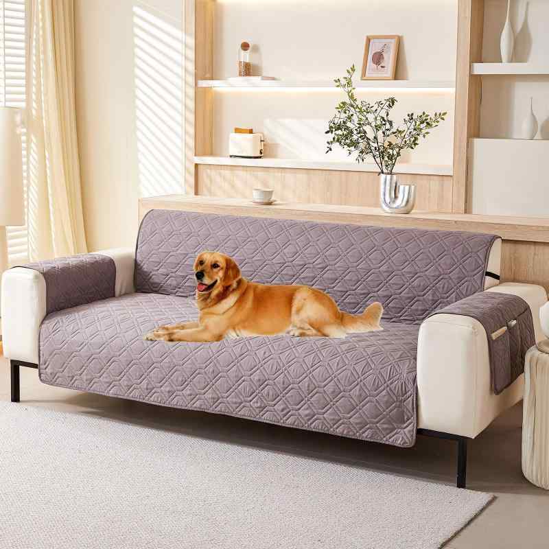 ソファ ペット用 ソファカバー 防水 滑り止め ソファパッド 3人掛け 無地 ポリエステル 洗える シンプ..