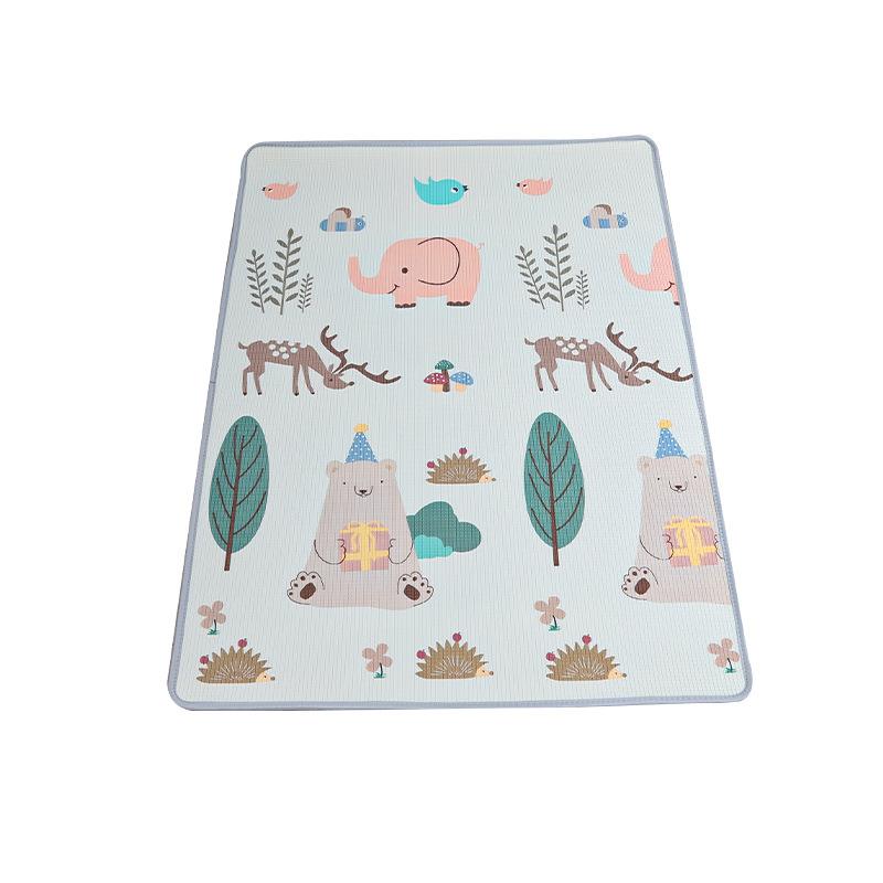 ベビー プレイマット 厚手 XPE素材 折り畳み式 ジョイントマット 赤ちゃん 子供 室内 クッションマット 防音 衝撃吸収 防水 180cm