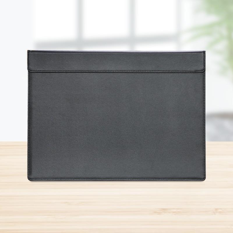 文具 事務用バインダー デスクマット レザー A3 ブラック コーヒー色 会議 打ち合わせ オフィス 強力ク..