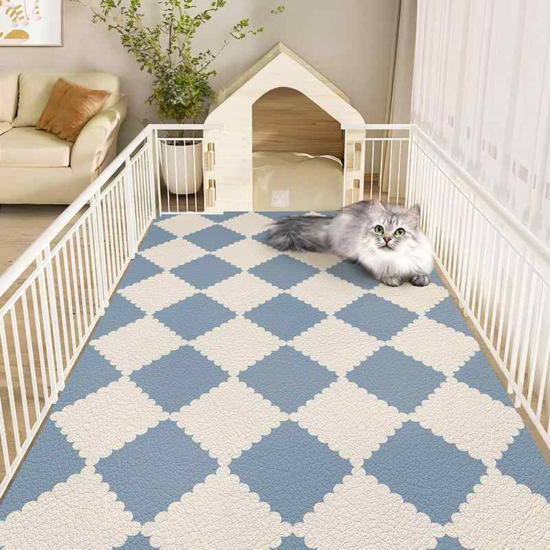 ペット用地マット 防水 防尿 犬 猫 滑り止め カーペット 冷却 ケージ PVC 洗える 拭ける