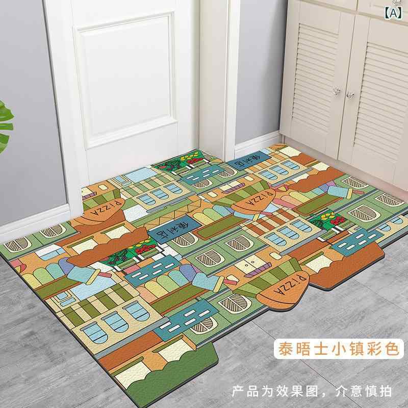 マット 玄関マット ハウスキーピングマット PVC 撥水加工 長方形 45×75cm 60×90cm 80×120cm 90×120cm 1..