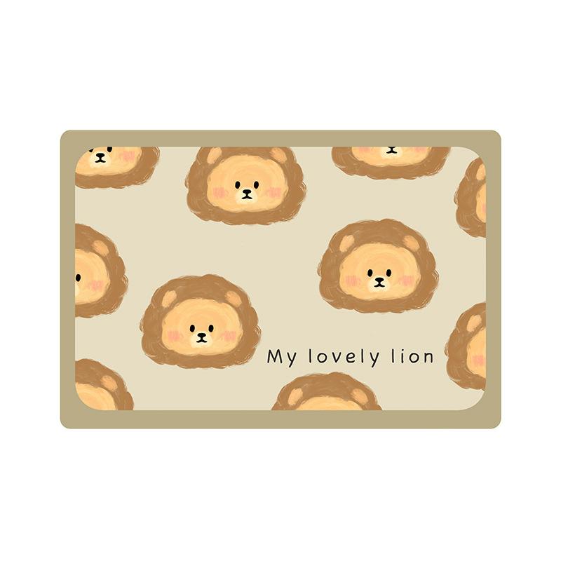 マット レディース キッズ ベビー バス 浴室 玄関 吸水 速乾 滑り止め かわいい 小熊 パンダ シリコン ..