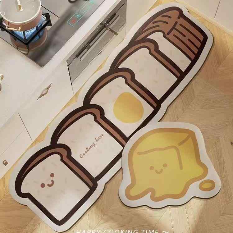 マット レディース キッズ シリコン 珪藻土 バスマット キッチンマット 吸水 速乾 滑り止め ストライプ..