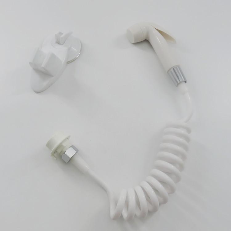 シャワーセット レディース トイレ用 ビデ 噴射ノズル ホース シャワーヘッド 底座 伸縮 スプリング ホ..