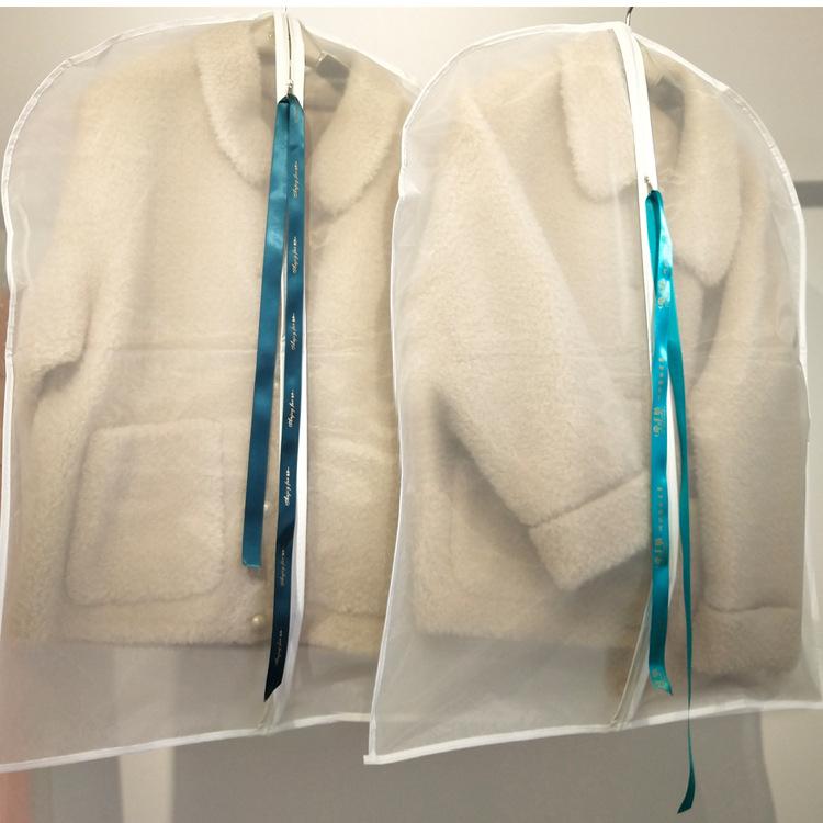 衣類防塵カバー 白 黒 シンプル モダン コート 防塵袋 防虫 通気性 家庭用 スーツ 子供 透明 70 60 80 90 100 110 120 130 14...