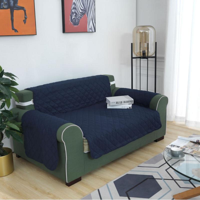 ソファ 座布団 ペット用 滑り止め 紺 灰色 黒 ワインレッド 茶色 一人掛け 二人掛け 三人掛け 超音波キルティング