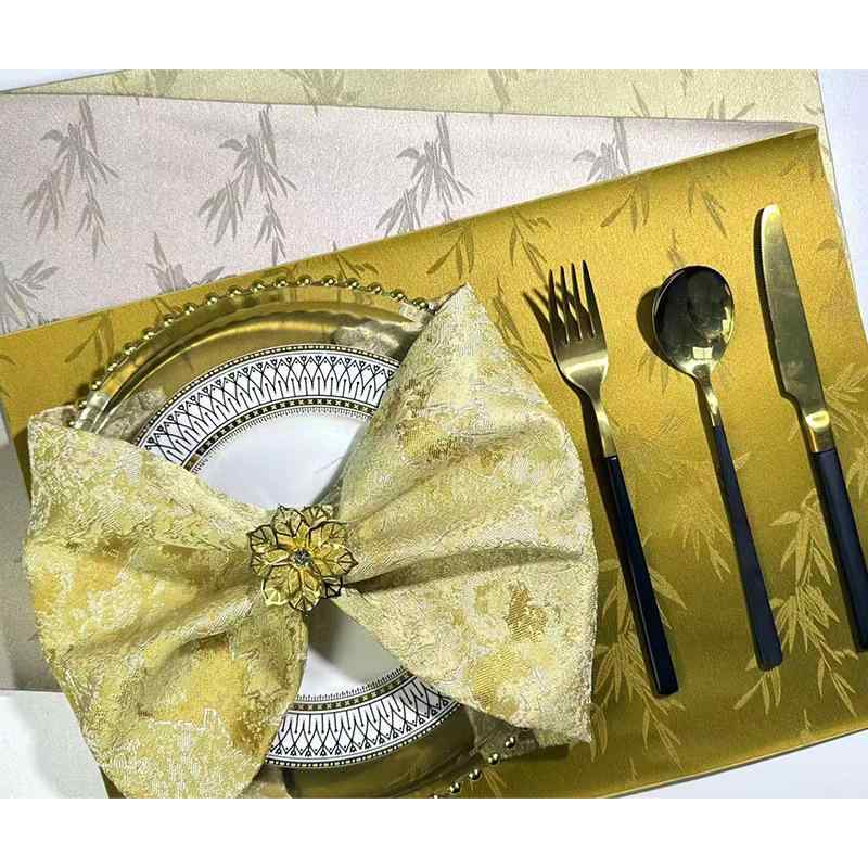 ランチョンマット 高級感 レザー調 耐熱 断熱 滑り止め 業務用 家庭用 ディープブルー シルバー カーキ ローズゴールド ゴールド ライトブルー スクエア