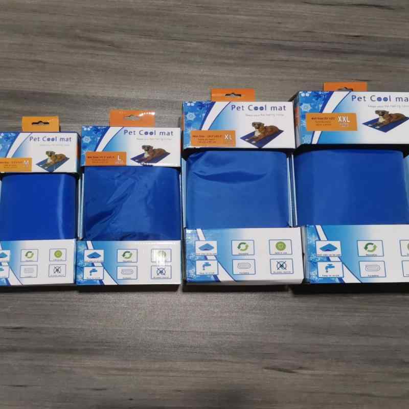 ペット用クールマット 犬 猫 冷却マット 宝藍色 PVC ジェル 海綿 ひんやり クール 夏 熱中症対策 暑さ対策 小型犬 中型犬 大型犬