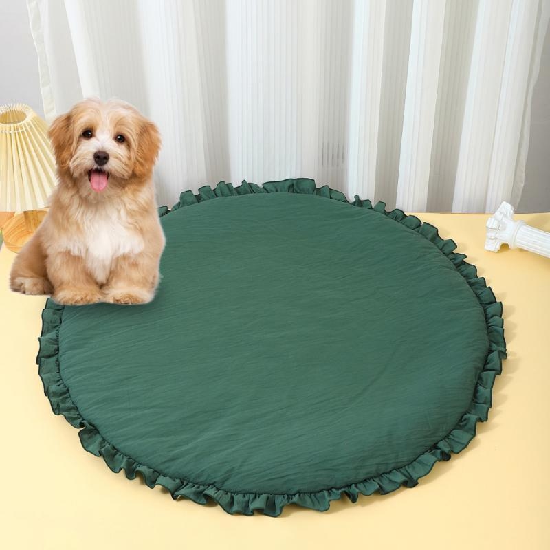 ペット用マット 犬 猫 全棉素材 柔らかい ふわふわ クッション 暖かい 滑り止め 中型犬 大型犬 小型犬 快適 休憩 睡眠2