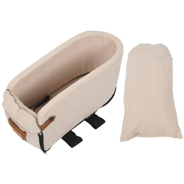 犬用ベッド 車載用 小型犬 中型犬 ドライブボックス 助手席用 ペットシート PP綿 グレー 42cm 20cm 22cm