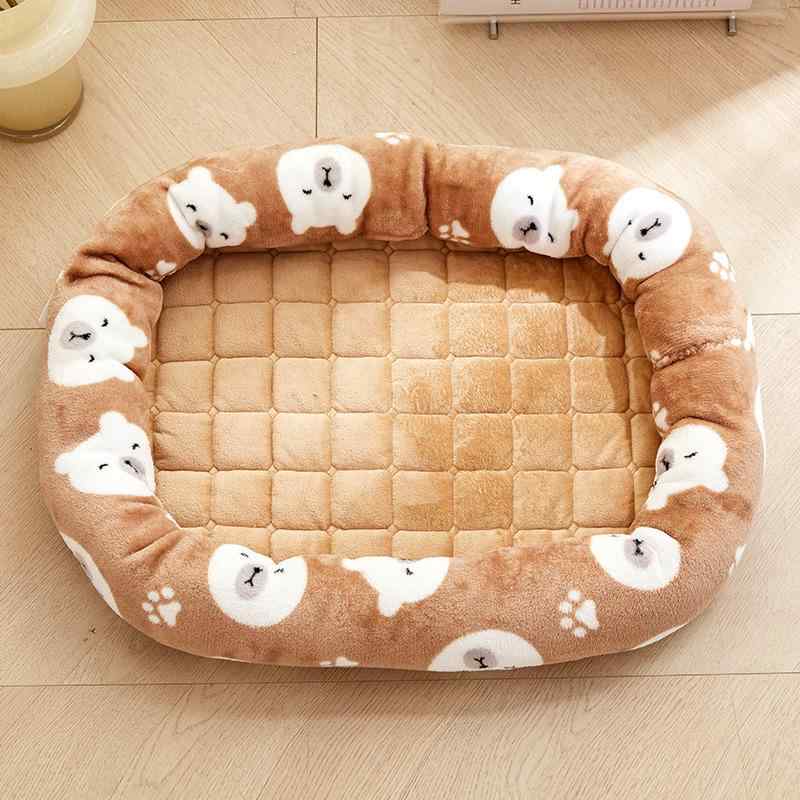 ペットベッド 犬 猫 小型犬 大型犬 オールシーズン 洗える 暖かい ハウス 室内 45 55 65 85cm 熊 小鹿 犬柄 幾何学模様 カフェカラー ホワイト ピンク ブルー