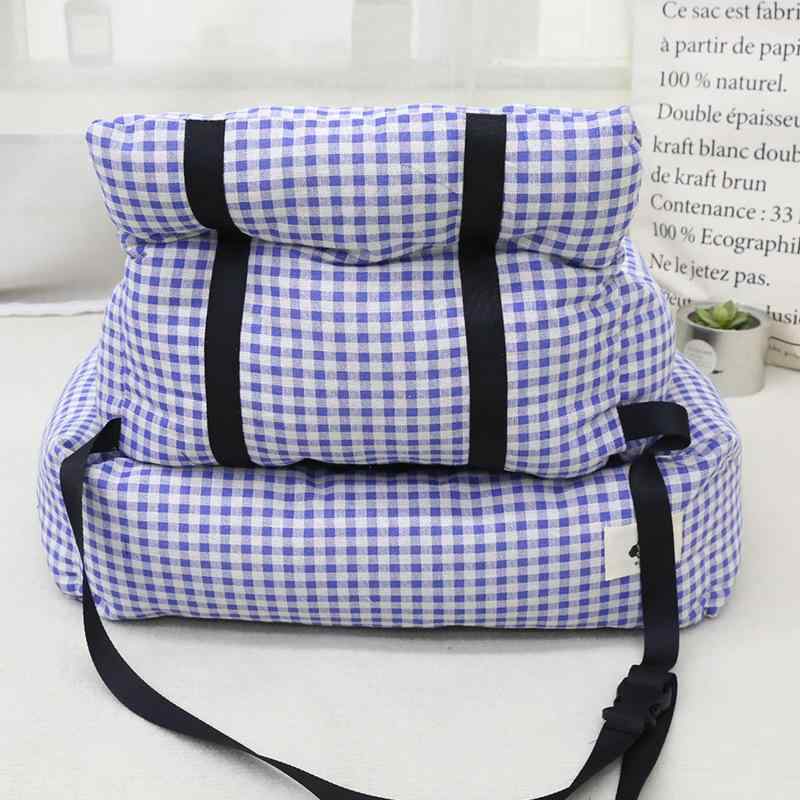 ペット用ベッド 車載 2way 小型犬 猫 ドライブ 助手席 後部座席 飛び出し防止 汚れ防止 撥水加工 柔らかい クッション あったか 通年 40x30x30cm