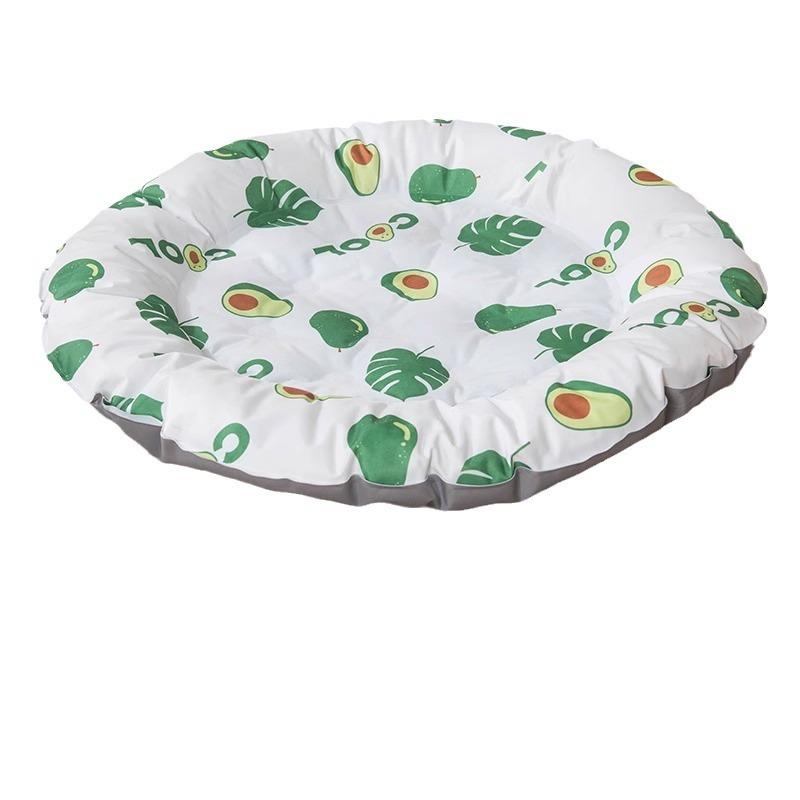 ペット用 冷却マット 夏用 猫 犬 クールマット 涼感冷感マット PVC素材 小型犬 中型犬 大型犬 暑さ対策 熱中症対策 涼しい 冷えマット 耐久性 涼感グッズ グリーン アボカド オレンジ ニンジン ウサギ ホワイト サメ ブルー 雪の結晶