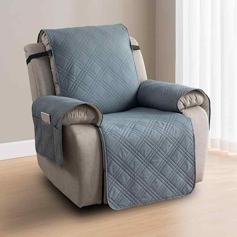 ソファパッド 1人掛け ソファカバー チョコレート色 ワインレッド ポリエステル製 幾何学模様 防塵 撥水 防汚 滑り止め オールシーズン