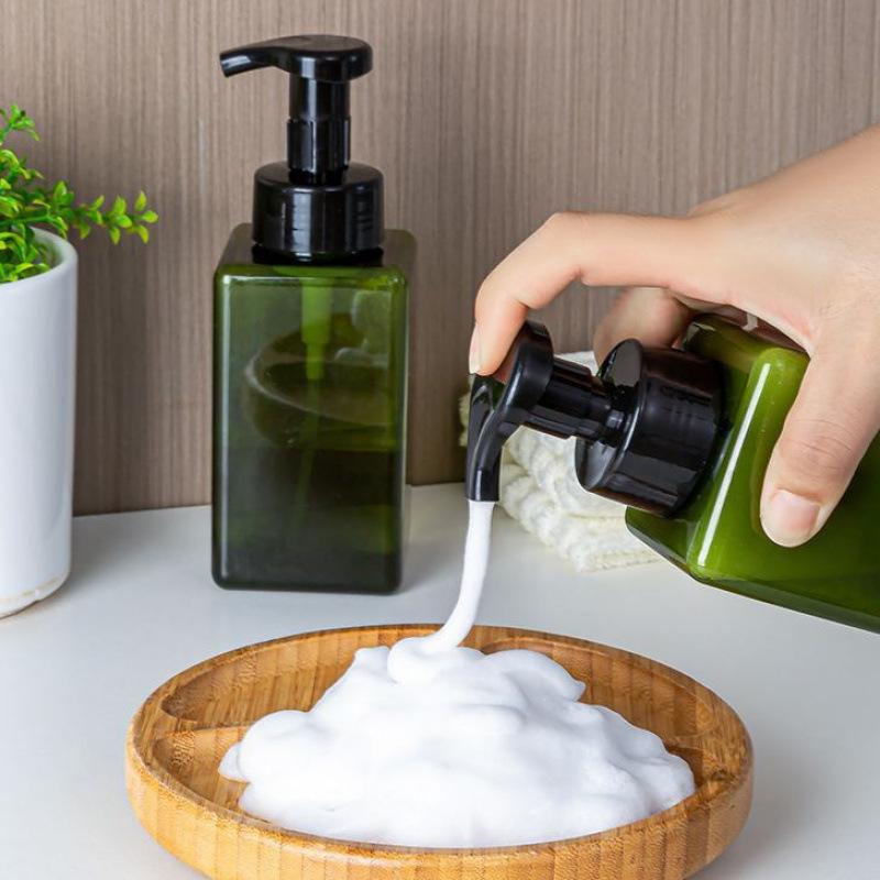 洗剤 泡ディスペンサー 詰め替えボトル シャンプー 泡ポンプ 洗顔 フォーム 泡立て器 泡立ちやすい 透..