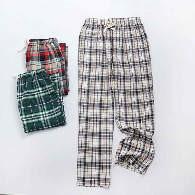 パジャマ メンズ レディース フランネル 格子柄 ルームパンツ 綿 部屋着 リラックスパンツ ゆったり オールシーズン 赤 黒 緑