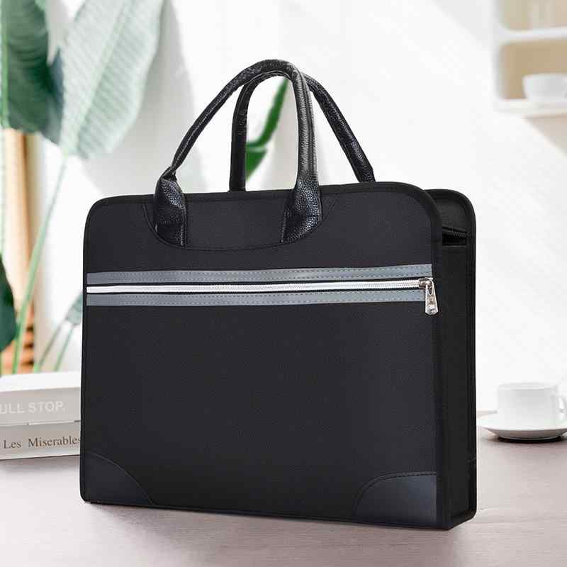 ビジネスバッグ 男性用 トートバッグ オックスフォード A4ファイル 大容量 ブラック グレー 軽量 撥水