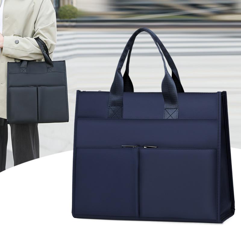 ビジネスバッグ 男性用 撥水 軽量 ナイロン オックスフォード 14インチ PC ハンドバッグ 通勤 普段使い..