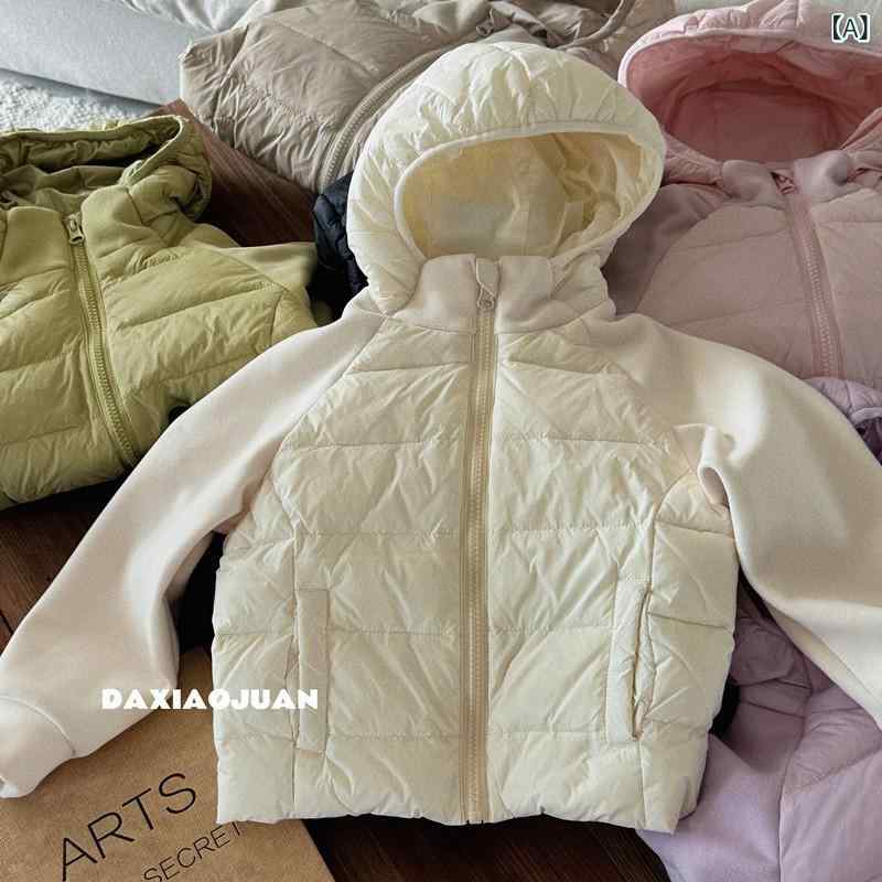 子供服 ダウンジャケット 男女兼用 中綿入り アウター ジャケット 90cm 100cm 110cm 120cm 130cm 140cm..