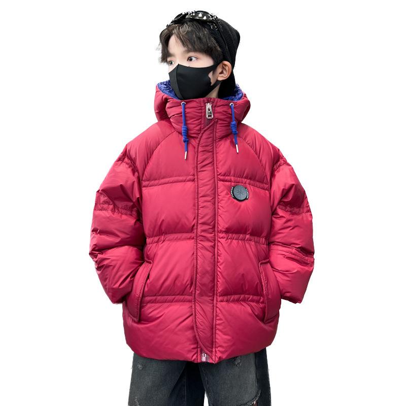 子供服 ダウンジャケット 男の子 90% 鸭绒 秋冬 中綿 アウター 中大童 キッズ 長袖 防寒 普段使い アウ..