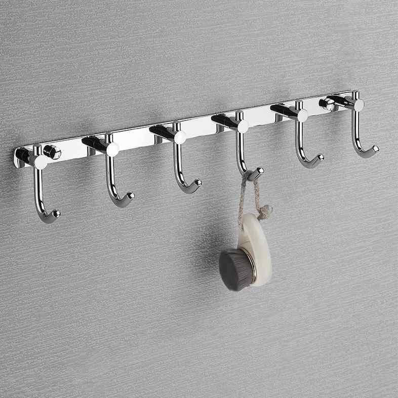 フック 壁掛け 真鍮製 帽子掛け コート掛け 3連 4連 5連 6連 7連 ドアハンガー 真鍮色 ゴールド 電気メッキ加工